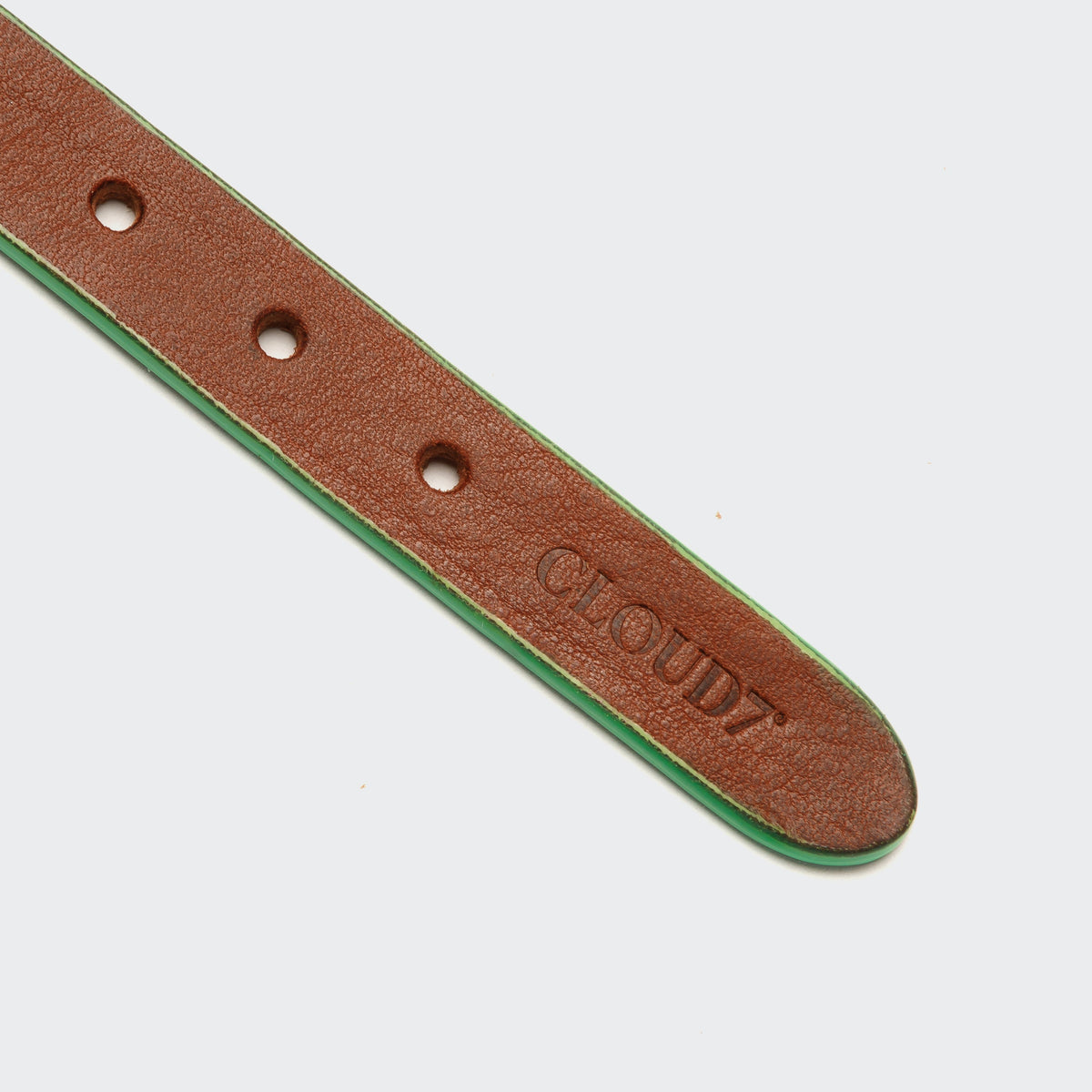 Dog Collar Prince Park Cognac/Green product image