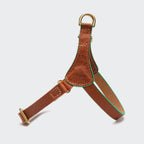 Dog Harness Prince Park Cognac/Green product image