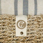 Dog Basket Lazy Linen Stripes Natural/Blue product image