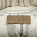 Dog Basket Lazy Linen Stripes Natural/Blue product image