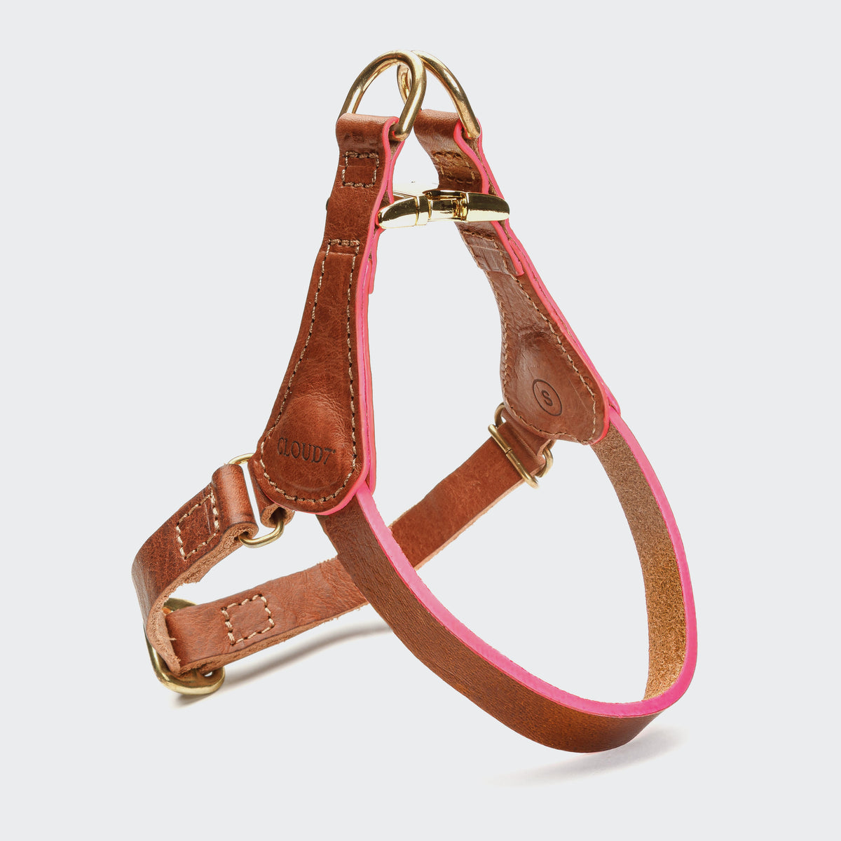 Dog Harness Prince Park Cognac/Pink product image