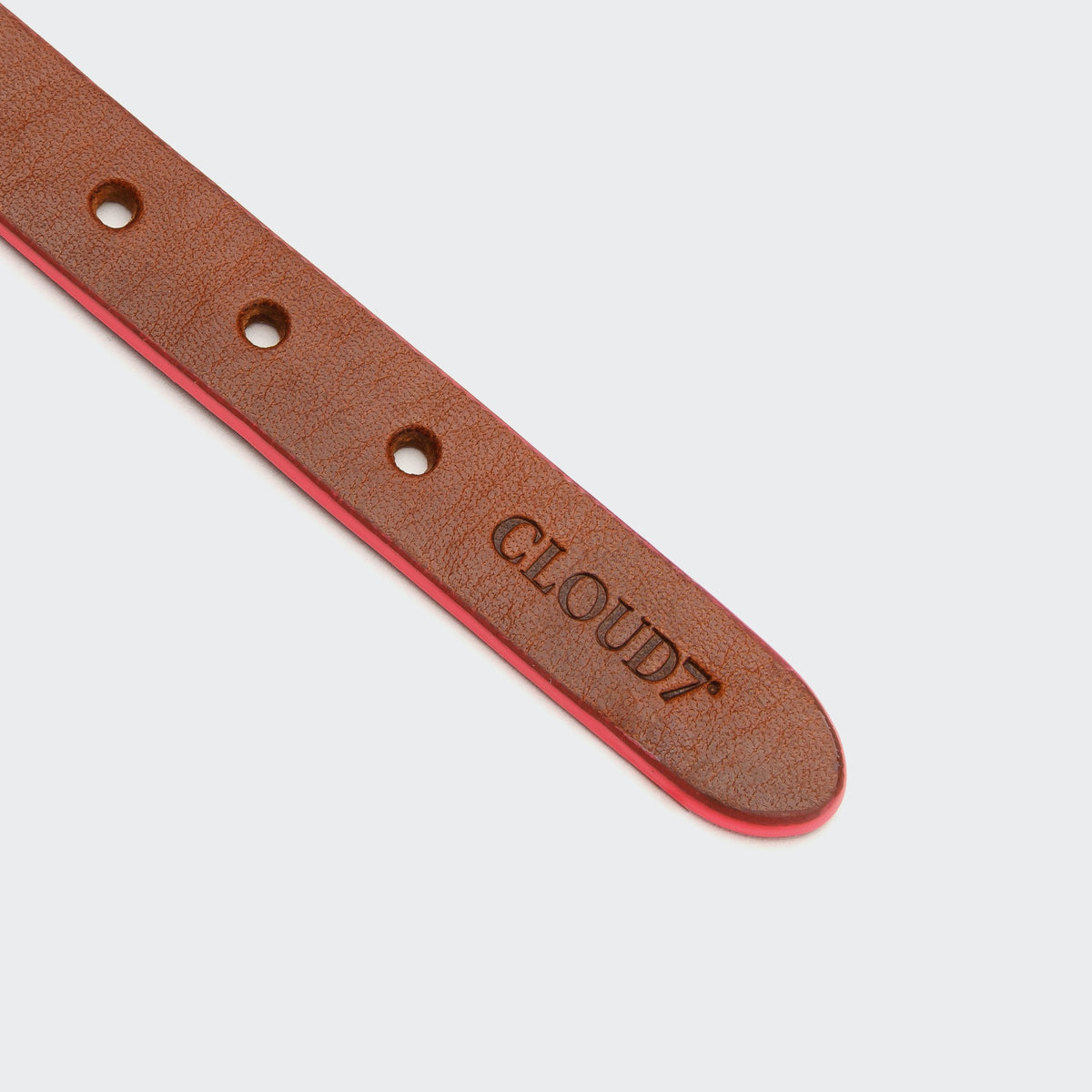 Dog Collar Prince Park Cognac/Pink product image