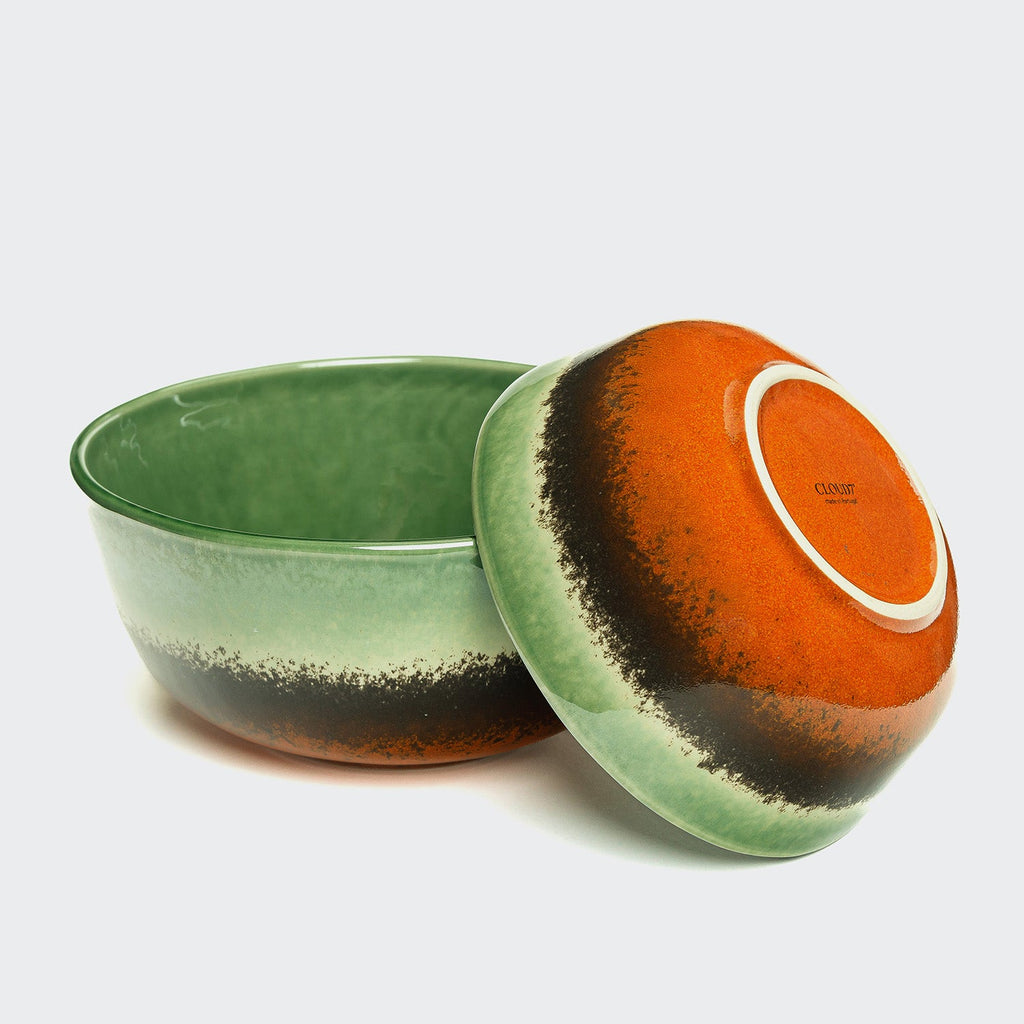 Dog Bowl Annie Green-Orange product image