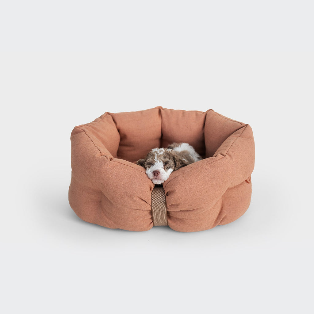 Dog Bed LTTL Snoozy Linen-Mix Dusty Rose product image