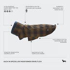 Dachshund Coat Brooklyn Waxed Tartan product image