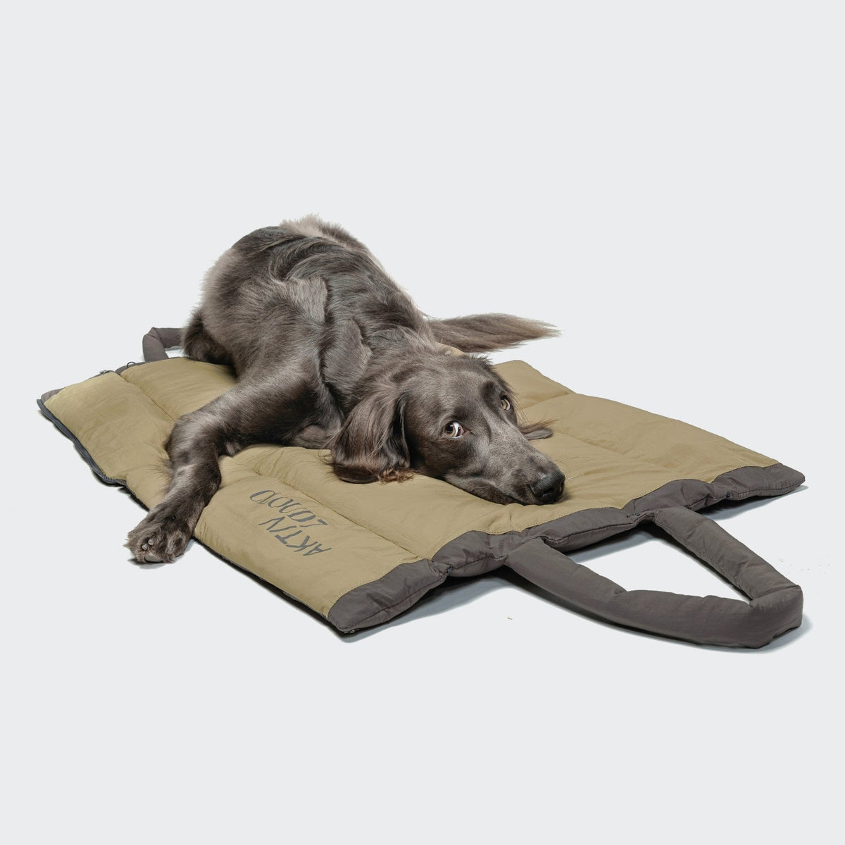 Travel Bed & Tote Bag AKTIV Puffer Dark Grey/Khaki product image