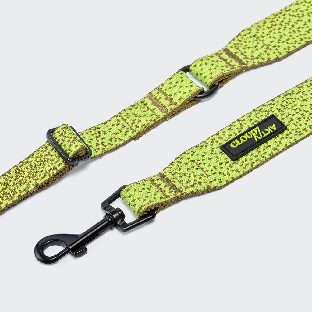 L-3 Hands-Free Leash AKTIV Knit Khaki/Neon Green product image