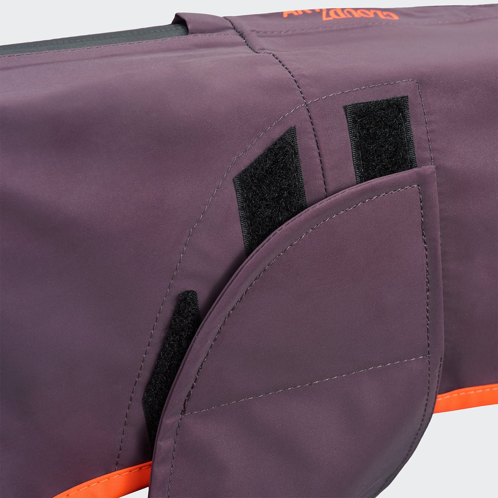 Dog Raincoat Dachshund AKTIV Aubergine/Orange product image