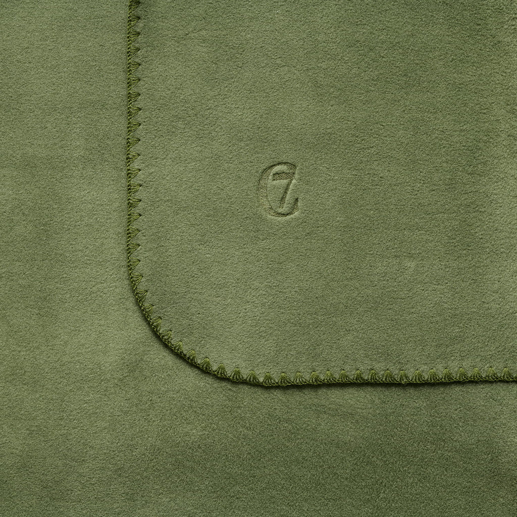 Dog Blanket Fleece Moss Green product image