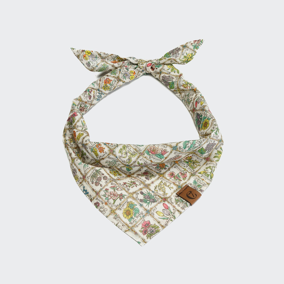 Dog Bandana Flower Squares product image