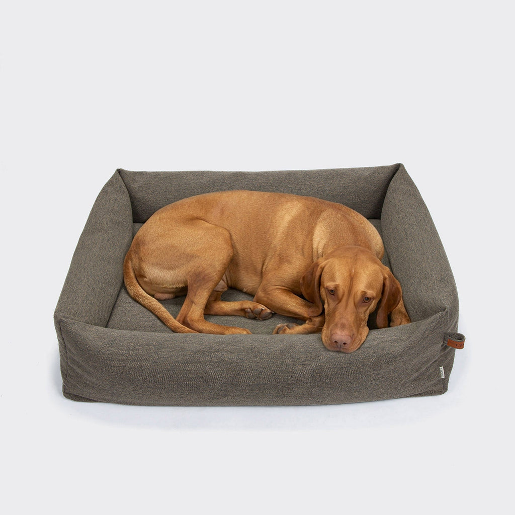 Dog Bed Sleepy Linen-Mix Taupe Mélange product image