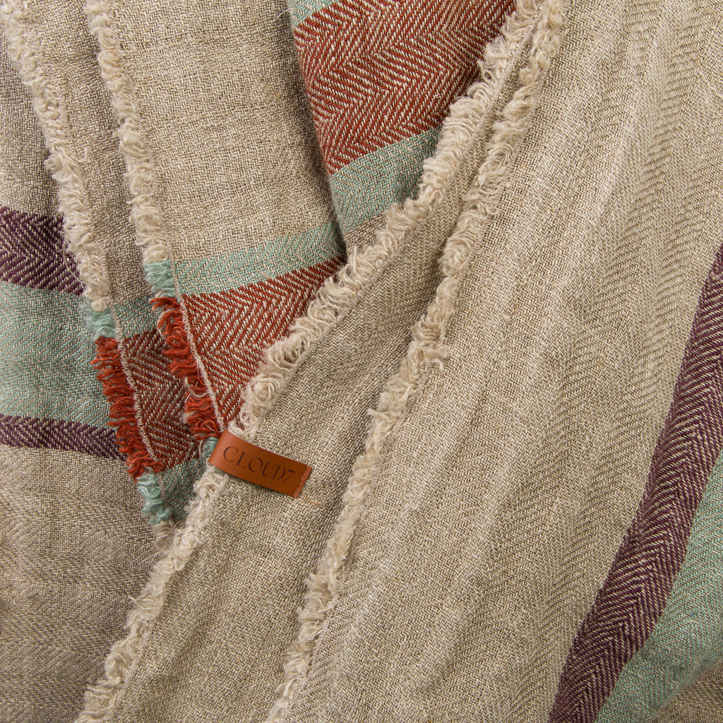 Dog Blanket Linen Stripes product image