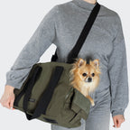 Dog Carrier Turin Canvas Olive product image