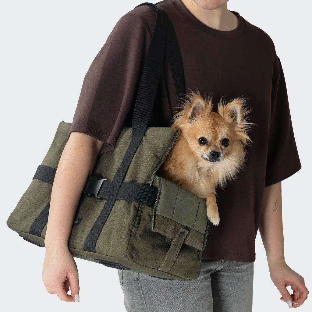 Dog Carrier Turin Canvas Olive product image