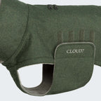 Dog Coat Brooklyn Long Flannel Fern Green product image
