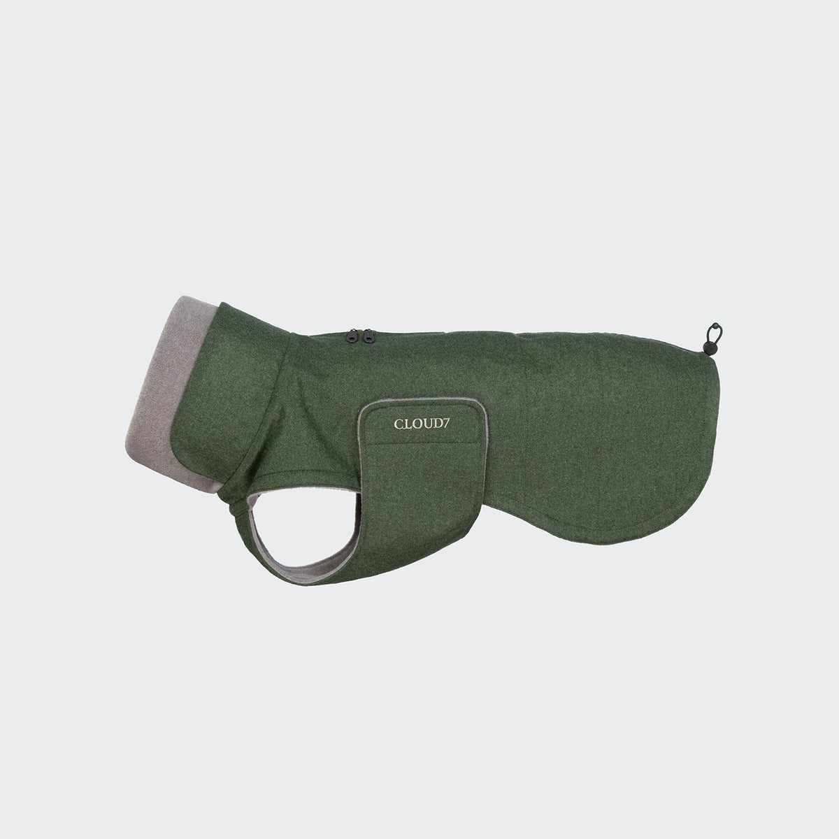 Dog Coat Brooklyn Long Flannel Fern Green product image