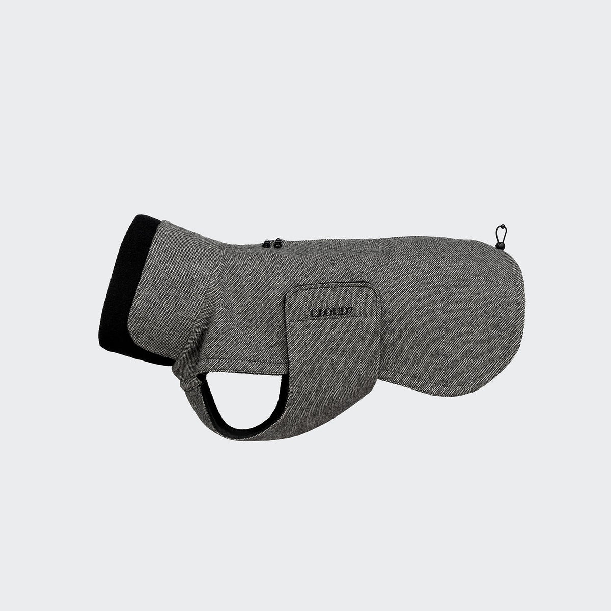 Dog Coat Brooklyn Long Tweed Black product image