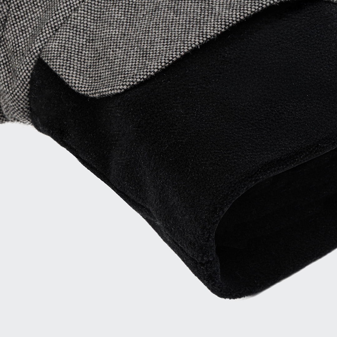 Sighthound Coat Brooklyn Long Tweed Black product image