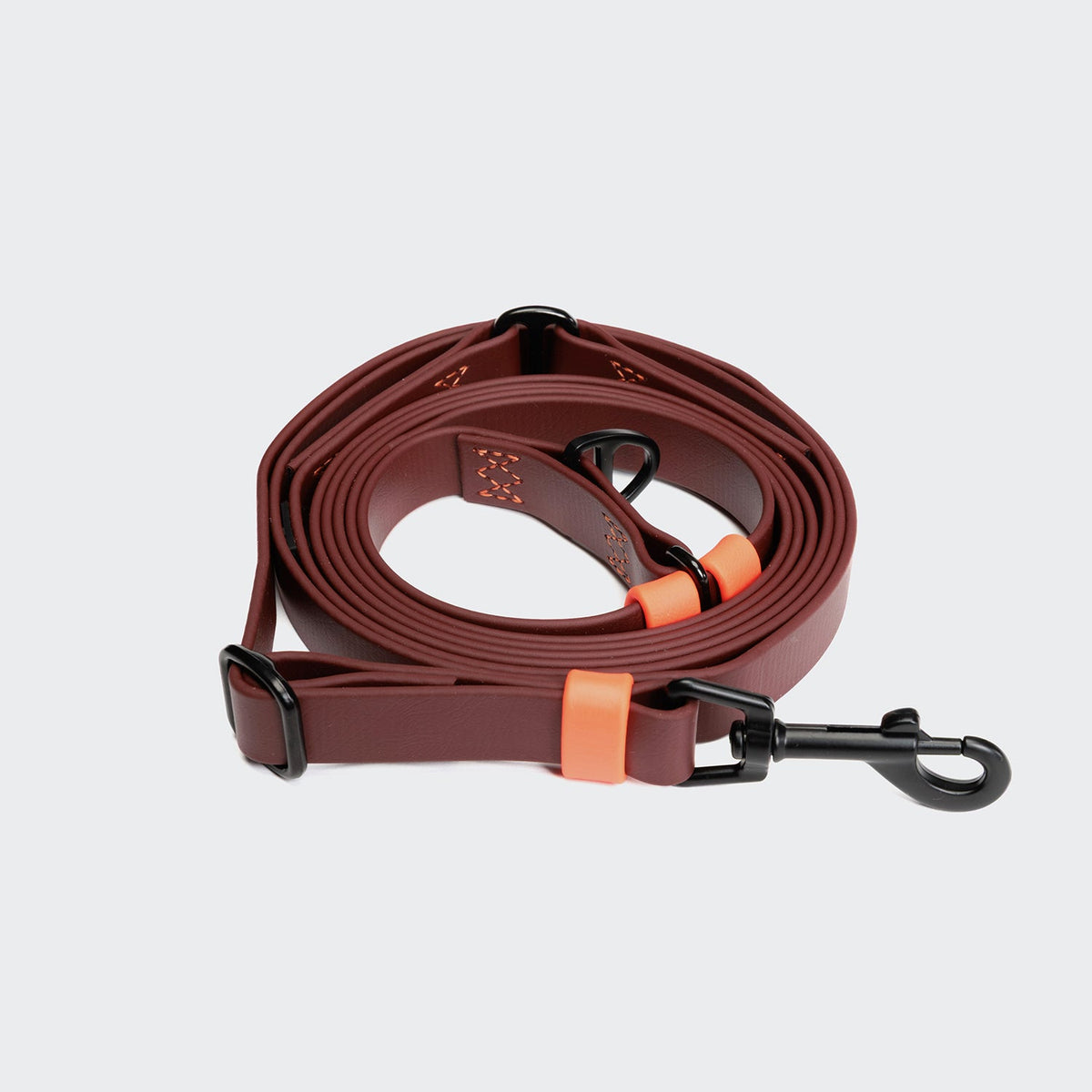 Hands Free Dog Leash BioThane Ipanema Dark Aubergine product image