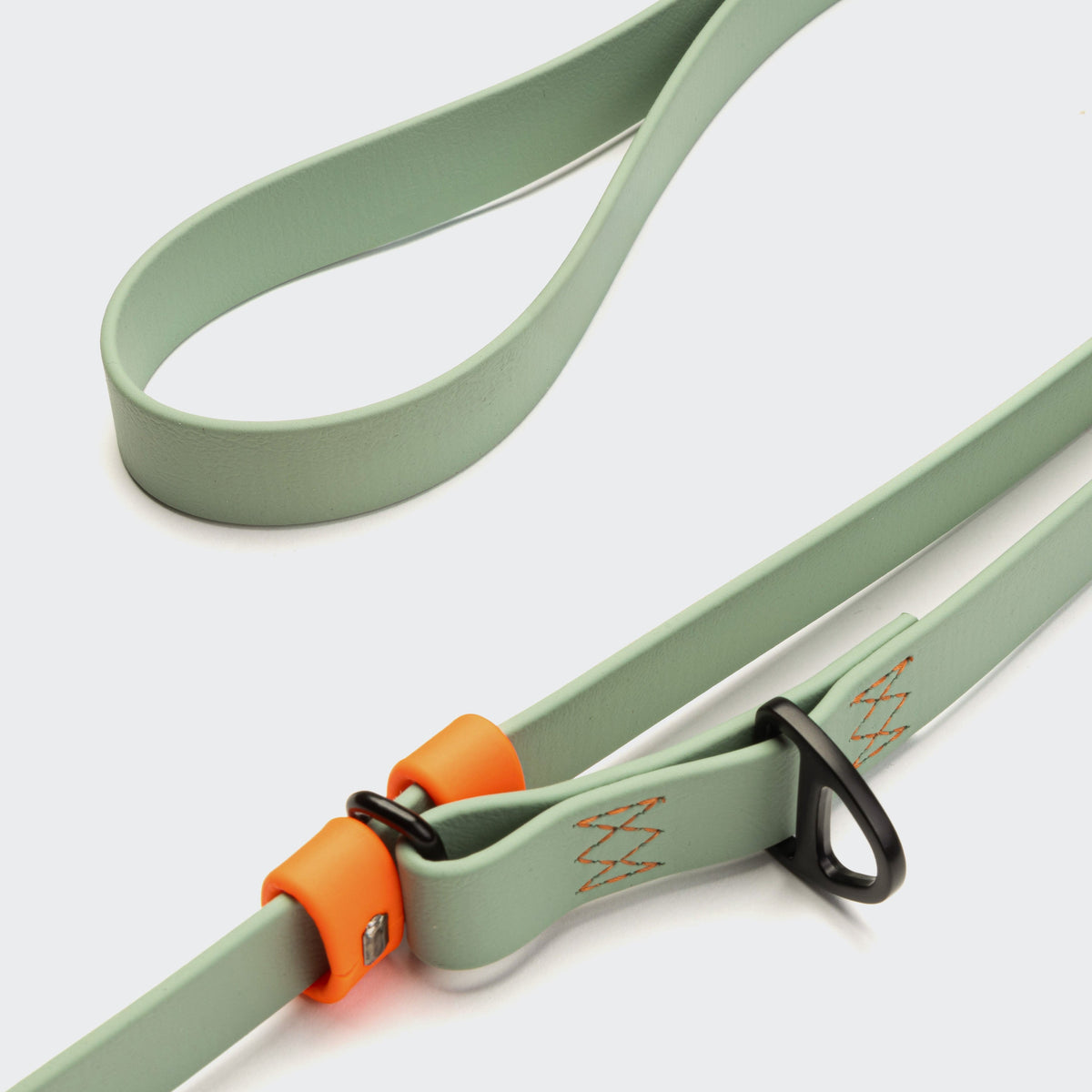 Hands Free Dog Leash BioThane Ipanema Mint-Neon Orange product image