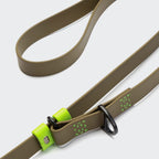 Hands Free Dog Leash BioThane Ipanema Olive-Neon Green product image
