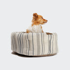 Dog Pillow Lazy Linen Stripes Natural/Blue product image