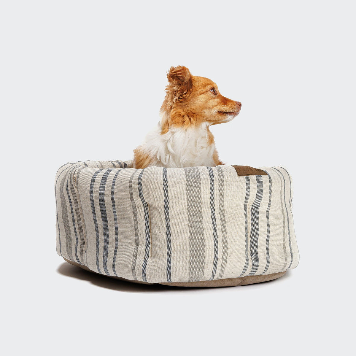 Dog Pillow Lazy Linen Stripes Natural/Blue product image