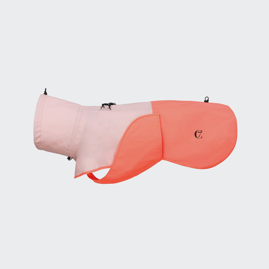 Dog Raincoat AKTIV Peach/Neon Pink product image
