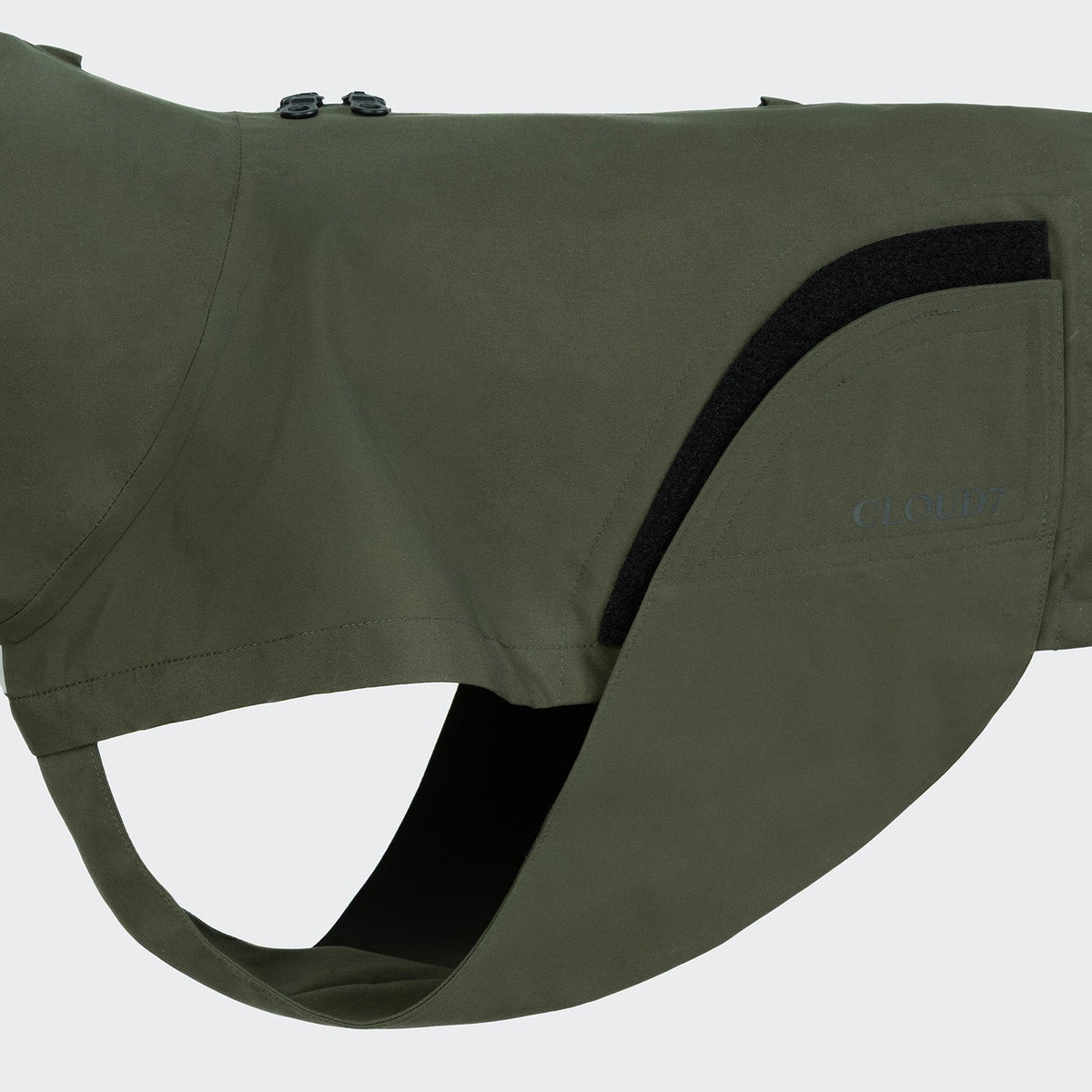 Dog Raincoat Dublin 2.0 Dark Olive product image