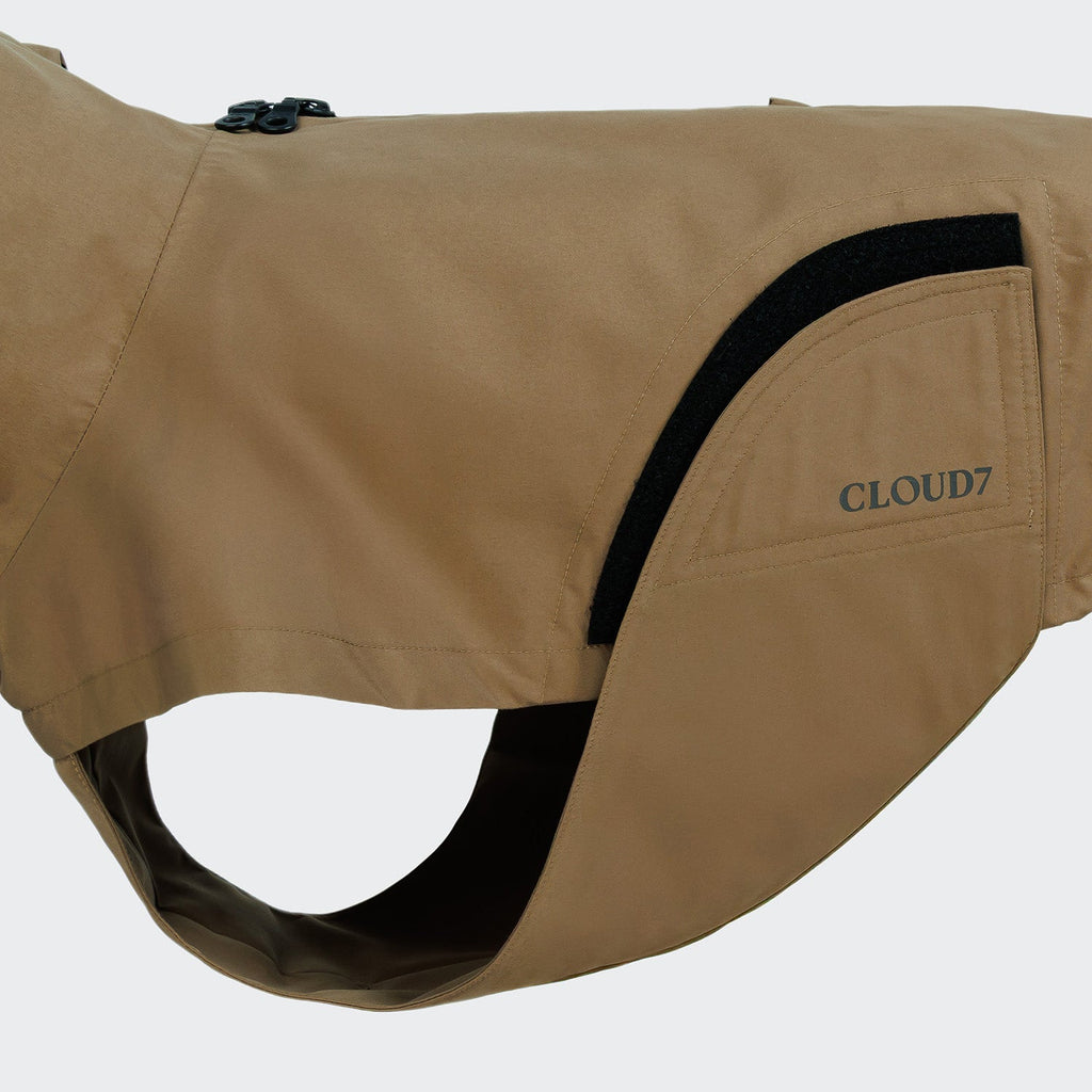 Dog Raincoat Dublin 2.0 Sandy Brown product image