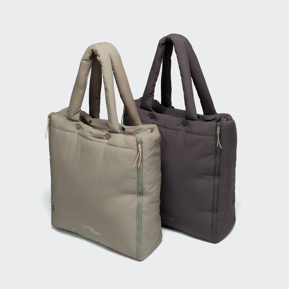 Travel Bed & Tote Bag AKTIV Puffer Dark Grey/Khaki product image