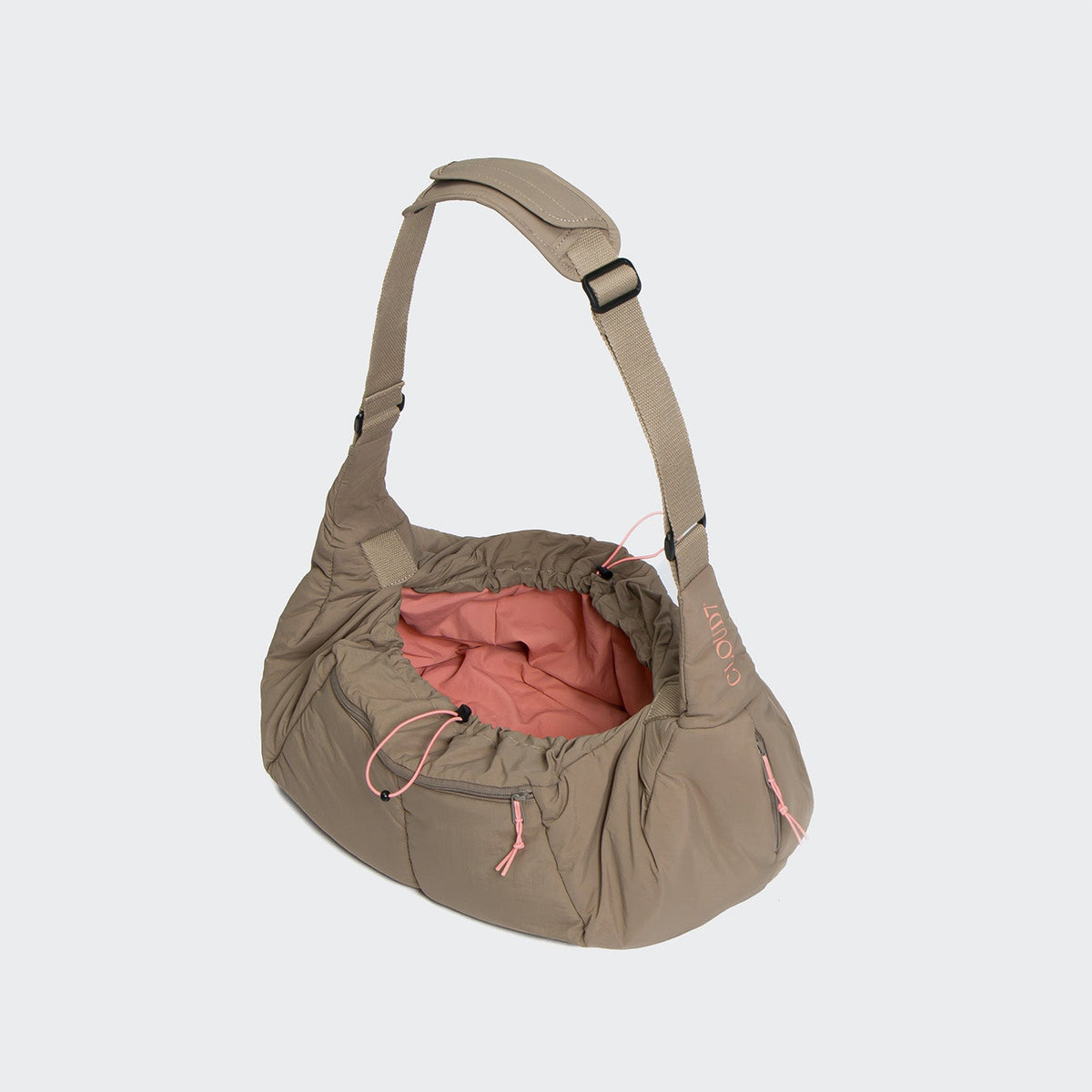 Dog Sling Bag LTTL Puffer Khaki/Peach product image