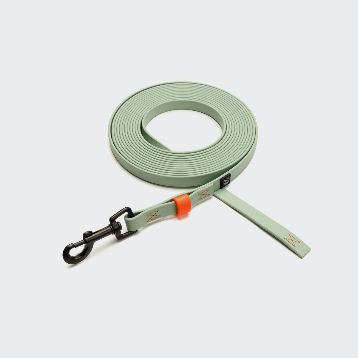 Long Line Dog Leash BioThane Ipanema Mint-Neon Orange product image