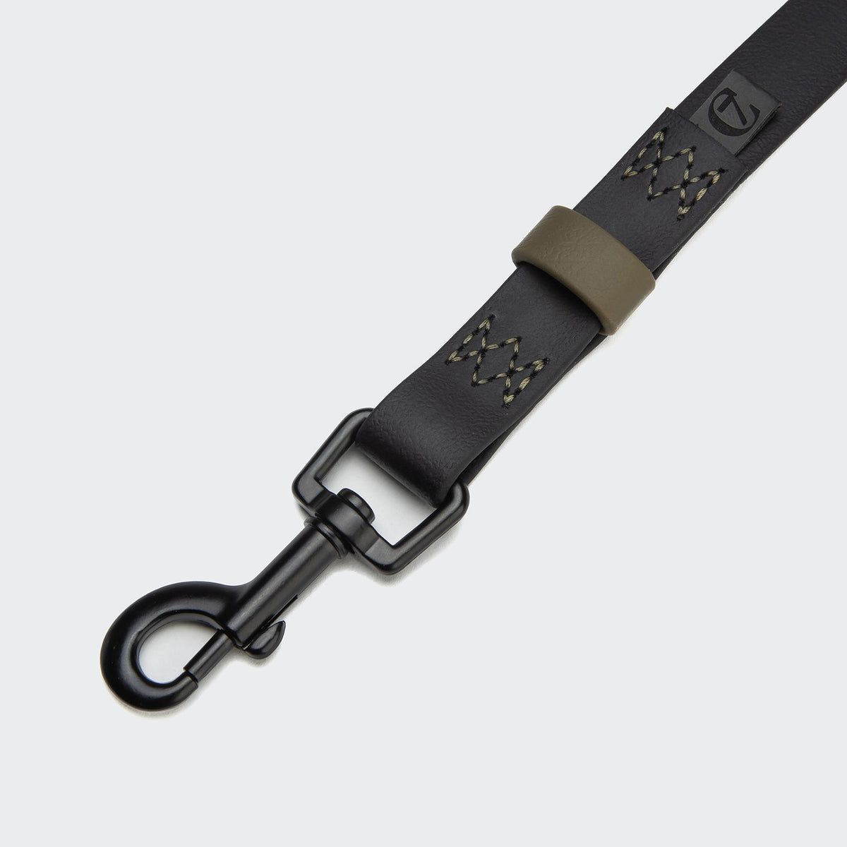 Long Line Dog Leash BioThane Ipanema Black-Olive product image