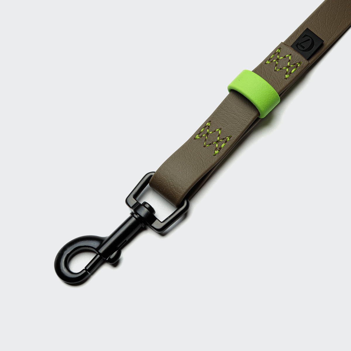 Long Line Dog Leash BioThane Ipanema Olive-Neongreen product image