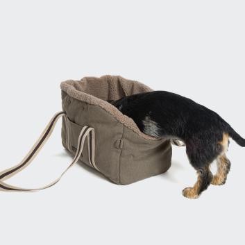 Dog Carrier Lucca Canvas Sand product image