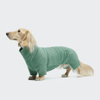 Dachshund Sweater Fleece Cornwall Dusty Green product image