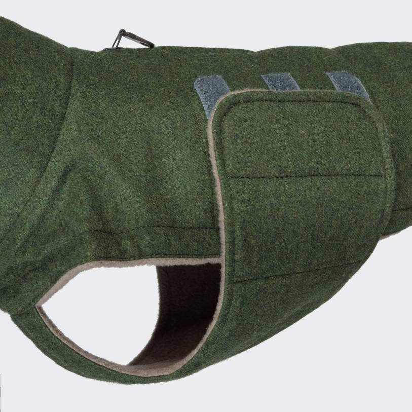 Dachshund Coat Brooklyn Flannel Fern Green product image