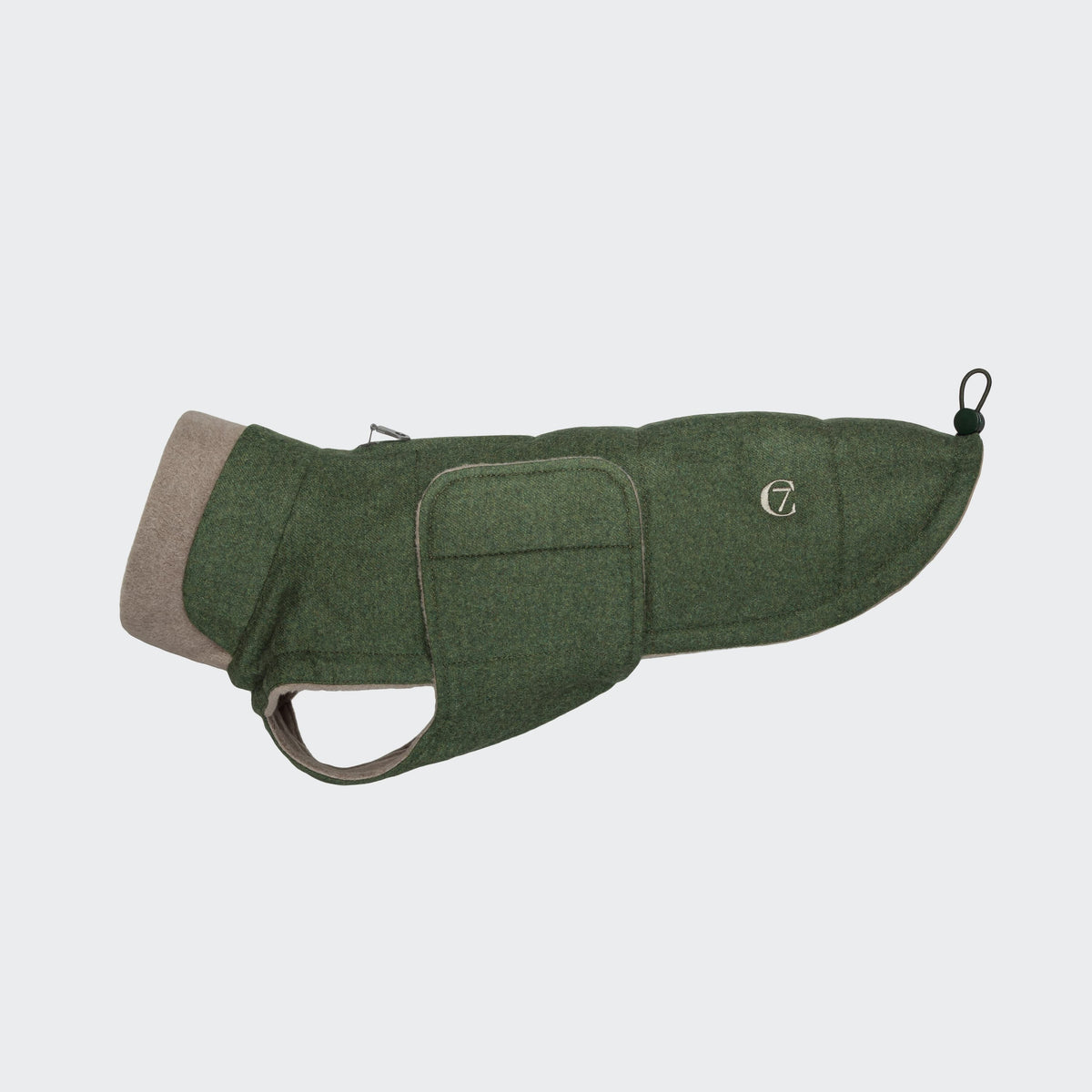 Dachshund Coat Brooklyn Flannel Fern Green product image