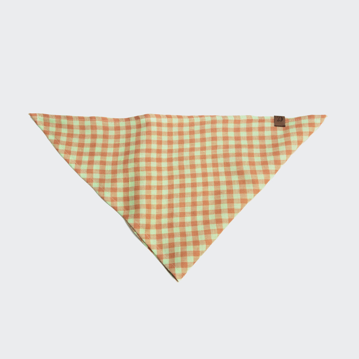 Dog Bandana Check Orange product image