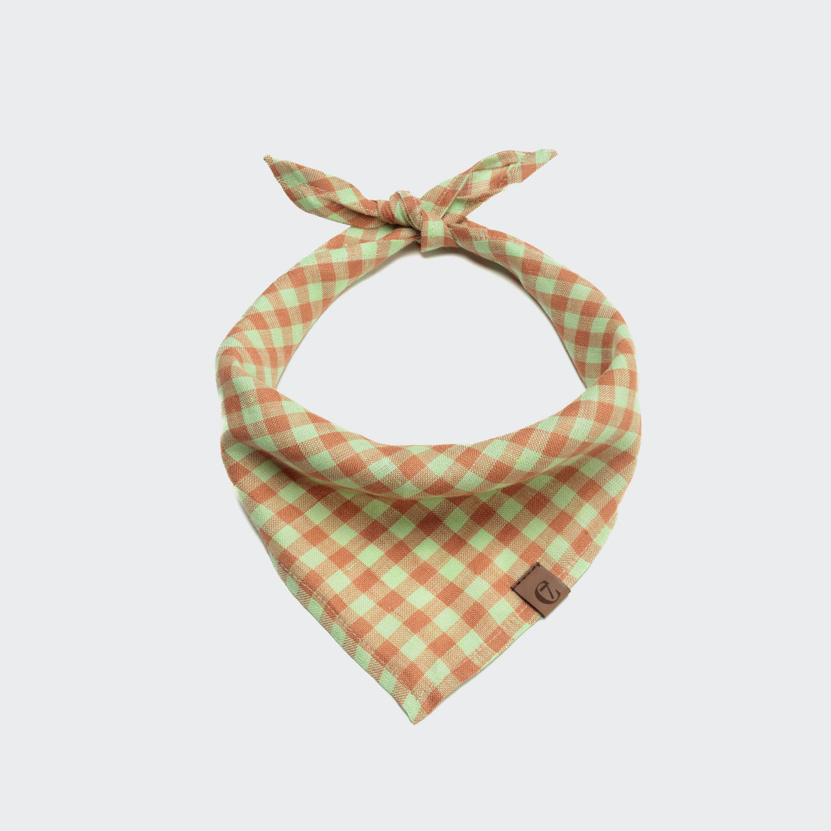 Dog Bandana Check Orange product image