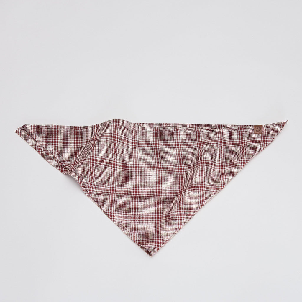 Dog Bandana Check Red - Light Green product image