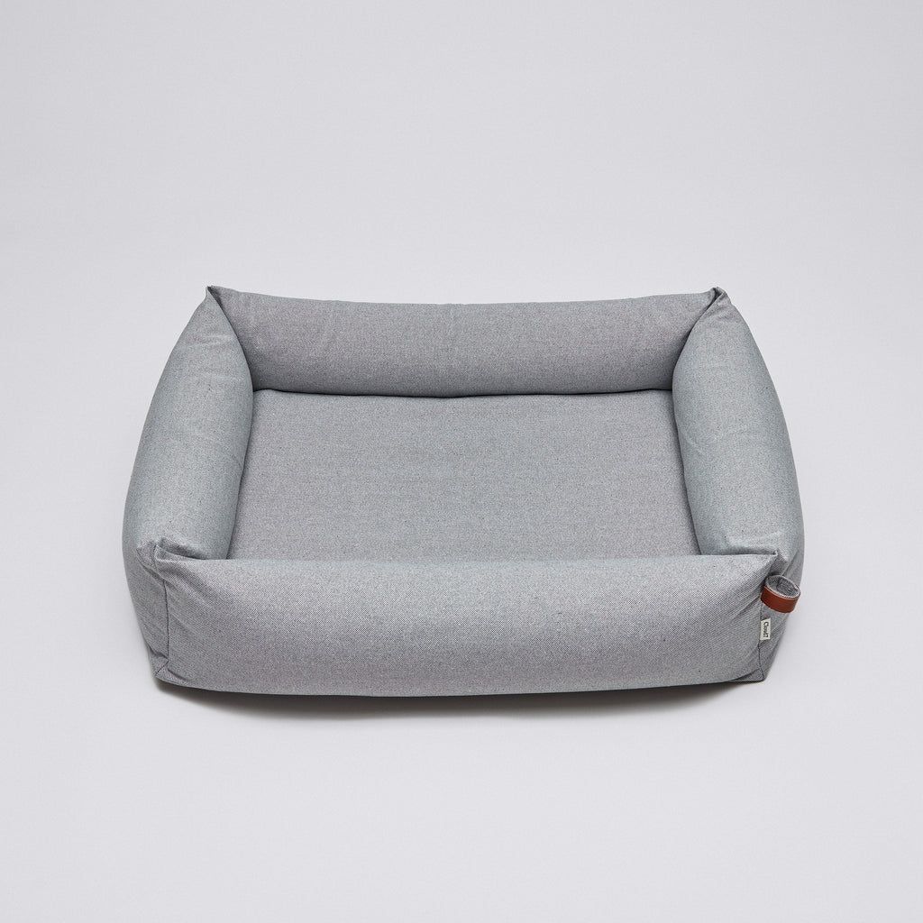Dog Bed Sleepy Deluxe Tweed Grey product image