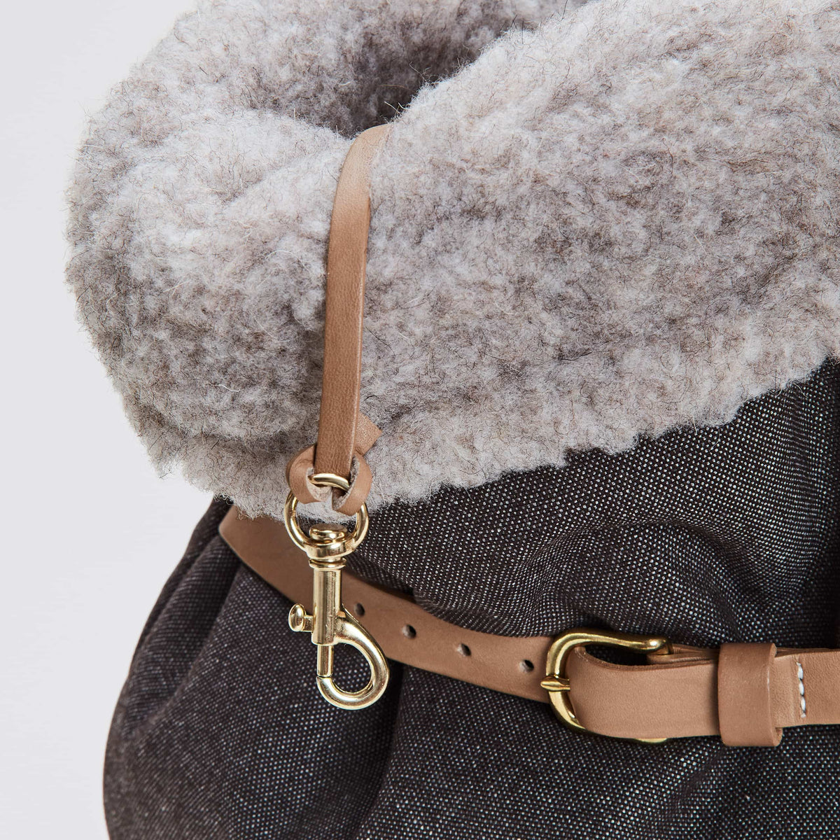 Dog Bag Como Heather Brown product image