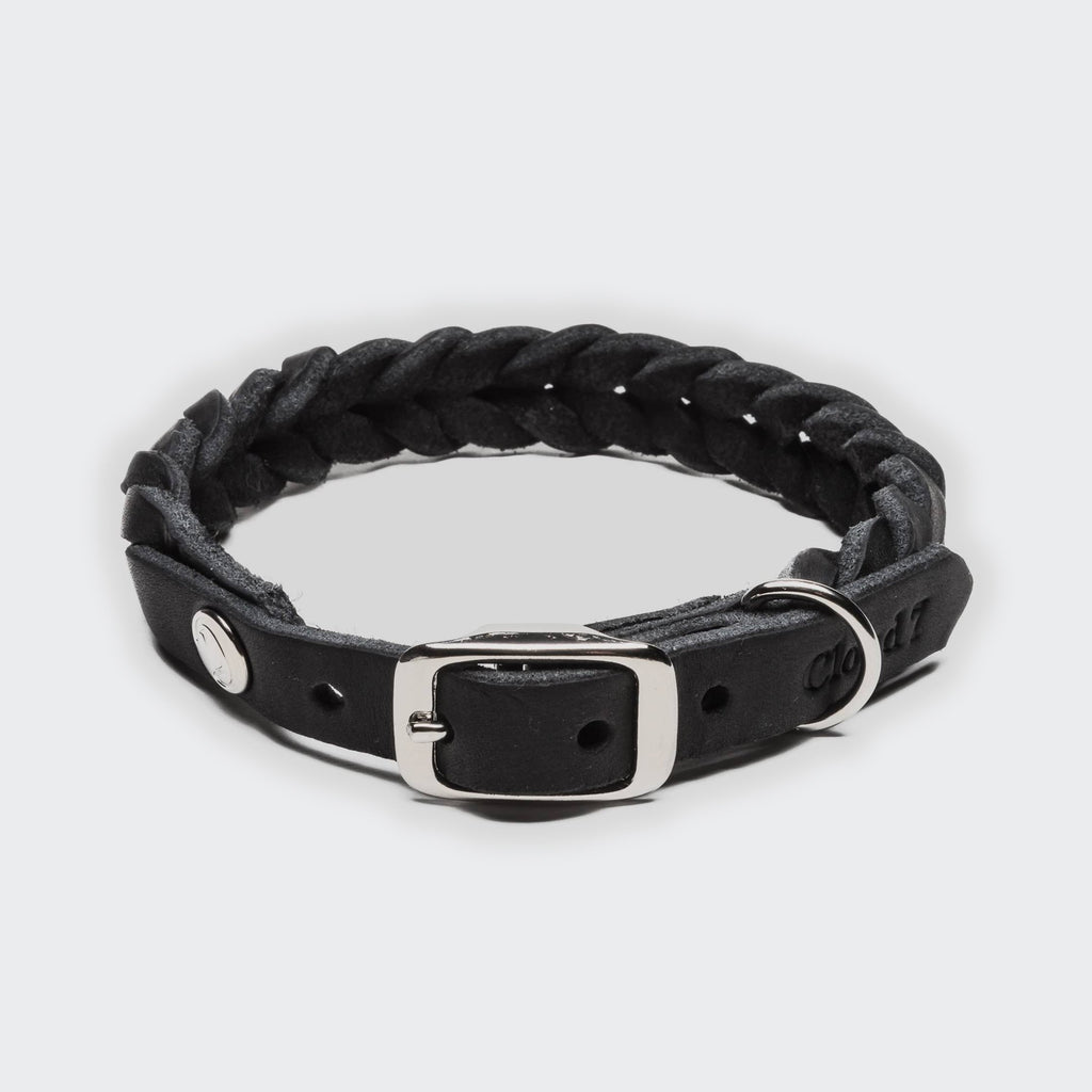 Dog Collar Central Park Black Silver product image
