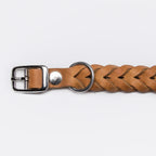 Dog Collar Central Park Camel Silver product image