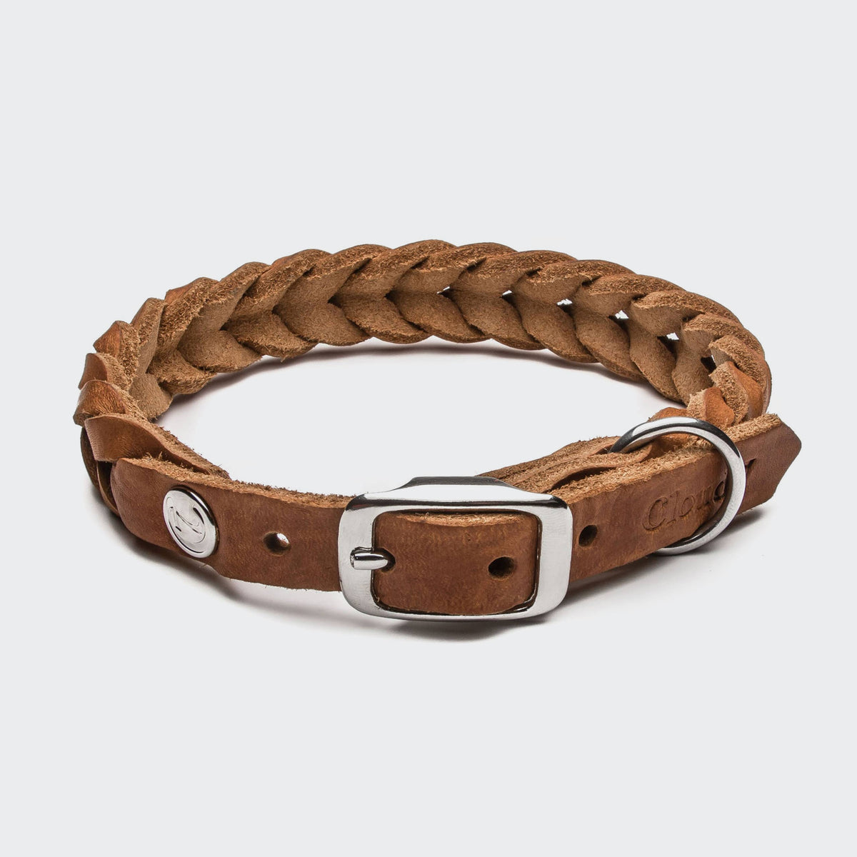 Dog Collar Central Park Camel Silver product image