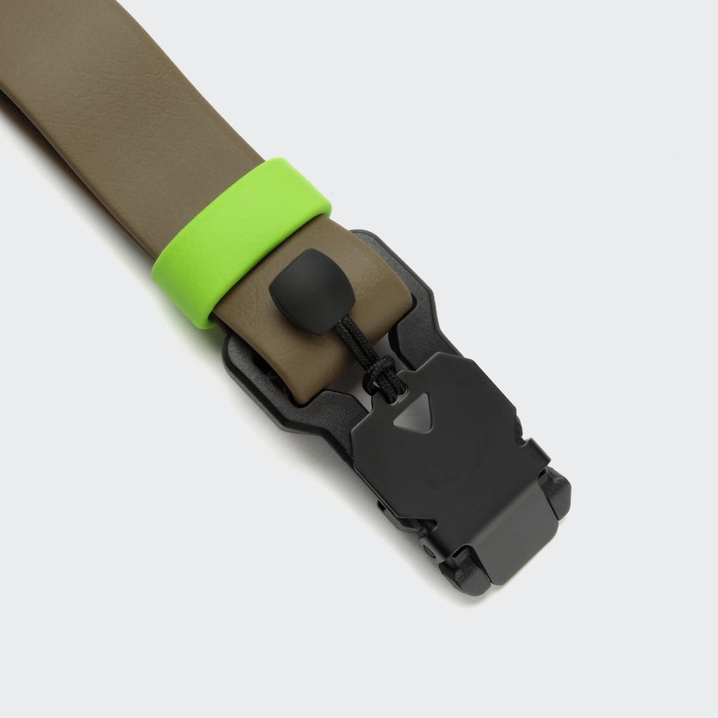 Dog Collar BioThane Ipanema Olive-Neon Green product image