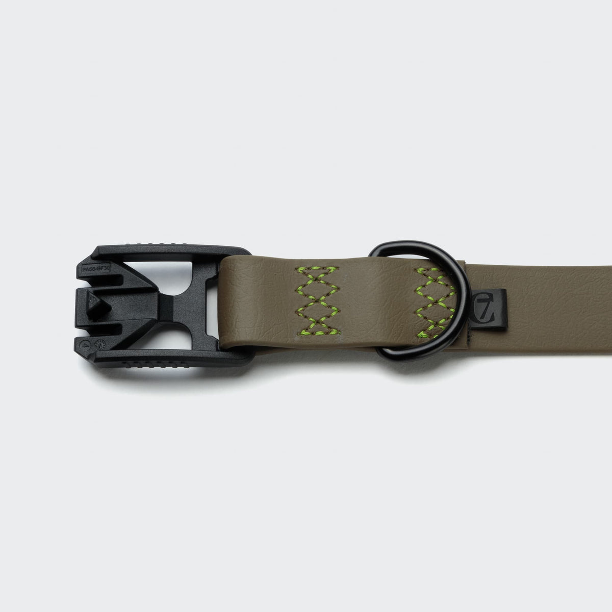 Dog Collar BioThane Ipanema Olive-Neon Green product image