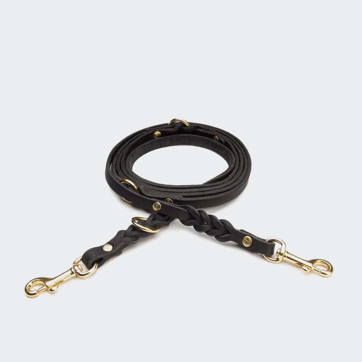 Dog Leash Riverside Park Black Gold product image